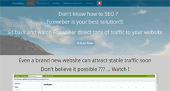 Desktop Screenshot of foxweber.com